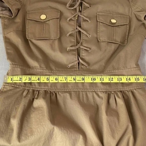 Like New Tory Burch Safari Dress Size 8 - Picture 4 of 10